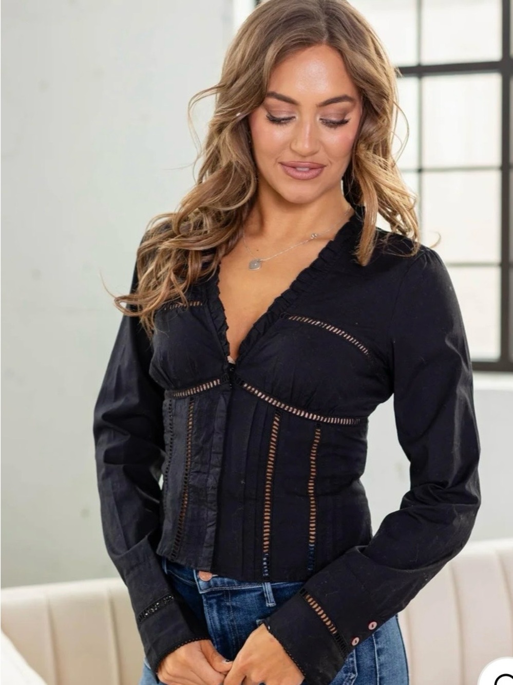 NEW Free People Frankie Corset Blouse